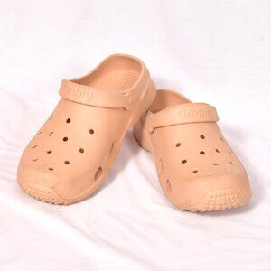 Simply Southern Tan Clogs Size Men's 8 Women's 10 Slip On Shoes